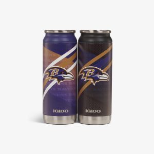 Baltimore Ravens Home & Away 16 Oz Can 2-Pack