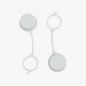 Threaded Drain Plug Caps With Plastic Tether